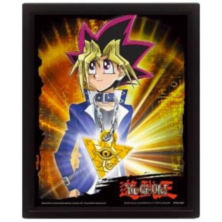 Yu-Gi-Oh - gerahmtes 3D Bild - Millennium Puzzle